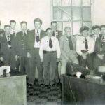 Bus Drivers out of the Logan Terminal courtesy of Paul Hill. (3) Slim Ellis, (7) Rod Bell, (8) Frank Maynard, (10) Pop Spencer, (12) Frank L. Browning, (15) John Duty. If you can identify anyone else, please leave a comment and reference photo 115611. Bus Drivers out of Logan, WV Terminal