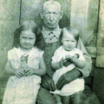 Charles Kinser and grandaughters Obediah (Obie) Kinser and Lenora Maggard Williams