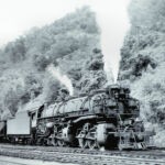 July 8, 1949 C & O Engine 1300, Logan, WV. Logan, WV July 8, 1949