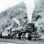 July 8, 1949 C & O Engine 1300, Logan, WV. Logan, WV July 8, 1949