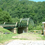 Henlawson Bridge, 2003. Image 2886. Henlawson, WV bridge, 2003, Logan County, WV.