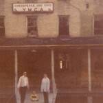 Photo courtesy Susan Browning. Mom, dad and my son at the old YMCA at Peach Creek. My Dad (J.H. Conley) started working there in 1957 and retired after 40 years. Mr. and Mrs. J. H. Conley and grandson at YMCA, Peach Creek, WV.