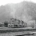 Peach Creek - October 1956. 1956 Peach Creek Yard, Logan county WV.