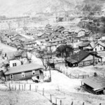 Looking toward the Peach Creek Yard courtesy of Bill Lamont. 34681 Peach Creek Yard, Logan County, WV