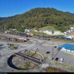 Peach Creek Yard, Sept. 23, 2017. Copyrighted by Jay B. Lochard. Used with permisssion. Peach Creek Yard, Logan County, WV