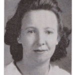 Amelia Cunningham Petroff (1927-2013) 1944 LHS yearbook photo. She grew up in Henlawson and married Albert Petroff in 1946. In the 1960s, they moved to Arlington Virginia. After Albert died in 1995, she moved back to Henlawson to live in her childhood home with her sister. Amelia Cunningham Petroff