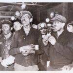 AP Photo March 11, 1937 Macbeth Mine rescuers getting coffee and sandwiches. This photo was purchased for our website hoping we’ll be able to identify these miners. Read the <a href="https://loganwv.us/a-gaping-black-mouth/">article</a> by Dolores Riggs Davis. AP Photo March 11, 1937 Macbeth Mine rescuers