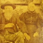 Robert Mullins and wife Almedia, Company D, 34th Virginia Cavalry, CSA . Courtesy of Gilbert Dingess. Robert and Almedia Mullins