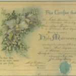 Ceci & Brizie Mullins Marriage Certificate