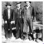 Dewey Mullins, Bill Farley and Monroe Adams