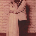 June, 1972 prom photo of Ernest Ralph Ellis, Sr. and Jean Ellen Ellis taken in Cleveland, Ohio. Ernest Ralph Ellis, Sr. and Jean Ellen Ellis