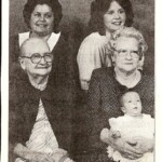 Five Generations - Isabelle Osborn and family courtesy of Patricia Reed