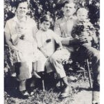 Jovan and Elizabeth Solar lived in Henlawson from 1922 to 1930 where the first 4 of their 8 children were born. He worked at the coal mines at Henlawson. Children, L to R, Olga, Mary and Steve. Taken at Henlawson 1927. Courtesy of David Solar. Elizabeth and Jovan Solar with children Olga, Mary and Steve in 1927