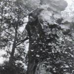 Kids and dog on rock at Henlawson. Photo courtesy of the Sonyi Family. Kids and dog