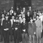 Logan County Sheriff and Deputies mid 1950s courtesy of Ralph Baldwin. (4) Grover Combs, (13) Otto Mann, (14) Harry Dingess, (18) Okey Justice, (20) Alvis Porter, (21) Sheriff Ray Watts, (22) Dutch Barber, (23) Ed Baldwin, and (24) Dolivar Baldwin. If you can ID any others, please leave a comment. Logan County Sheriff and Deputies mid 1950s courtesy of Ralph Baldwin