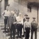 Logan Post Office staff courtesy of David S. Solar. “I was told that this is the old Logan Post Office staff sometime in the early thirties. The man in the middle, white shirt with glasses is my wife's grandfather Hubert Ray Dodd, He was born in Putnam County in 1883 and died in Ashland, KY in 1936." The others unknown. Image 3508. Logan Post Office staff courtesy of David S. Solar