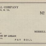 Merrill Coal Company Payroll Check