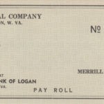 Merrill Coal Company Payroll Check