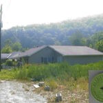 In the 1950s, this was the Merrill Coal Company Store at Henlawson. Leon Mays ran the store. Photo taken June 12, 2000. Merrill Coal Company Store