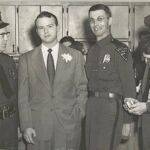 Mid 1950s - Otto Mann, last name Daniels ?, Ed Baldwin, last name Grimmett ? Courtesy of Ralph Baldwin. Mid 1950s - Otto Mann, last name Daniels, Ed Baldwin, last name Grimmett courtesy of Ralph Baldwin