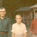 1965 photo of Millard, Bessie and Grandpa Herbert Thompson