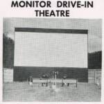 Monitor Drive-In Theatre from the LHS 1957 Yearbook. 1957 Monitor Drive-In Theatre