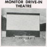 Monitor Drive-In Theatre from the LHS 1957 Yearbook. 1957 Monitor Drive-In Theatre