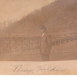 Unknown man taken 1910 near Holden. Unknown man taken 1910 at Holden