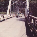 Old Peach Creek Bridge 1980 courtesy of Lee Hall. Old Peach Creek Bridge 1980