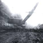 Circa 1929 steam Shovel at Henlawson. Photo courtesy of the Sonyi Family. Henlawson, Logan County, WV