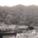 Train Trestle at Henlawson and old railroad section house. Photo courtesy of the Sonyi Family. Train Trestle