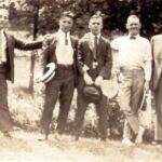 Unknown men at Monaville, WV. Courtesy of Carla Haslam Herkner. If you can name any of them, please leave a comment and reference photo 15641. Unknown men at Monaville, WV