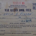 War Ration Book owned by Katie R. Killen of Henlawson. Coutesy of Ralph McNeely War Ration Book owned by Katie R. Killen of Henlawson coutesy of Ralph McNeely
