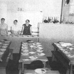 Cafeteria<br />  
<cite>Taken from the School Memories 1955-1956 Yearbook - Courtesy of Bob Piros</cite> 1955-1956 Cafeteria