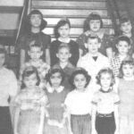 Mt. Gay Student Council - Taken from the School Memories 1955-1956 Yearbook - Courtesy of Bob Piros. <strong>Top L-R:</strong> 1st student is Frances Cherico (Her father Joe, owned a store in Cherry Tree), 2nd is Bob Szakal. <strong>Middle L-R:</strong> 4th boy by wall is Bobby Joe Damron. <strong>Bottom L-R:</strong> 1st is Sharon Dingess, 3rd is Frances Keener, 4th is Darlene Dingess and 5th is Maria Baisden. If you can ID anyone else, please leave a message. Mt. Gay Student Council