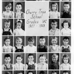 Cherry Tree Grade School - Grades 1 & 2, 1947-8. Gene Coffee, Ethel Mae Coffee,-,-, Bill Hatfield, - Anna Lou Elkins, Clyde Williamson, Beulah Samson, Reggie Corns -, Nancy Fisher, John Hutchinson, ? Corns Judy Wiley, -, Gracie Newsome, Ronnie Corns, Johnnie Baisden, Simon Gore Bobby McCormack, Patty Walsh, Harold Wiley, Barbara Long, -, Shirely Robinette Dickie Bill Hood, Jewel Raides, Thomas Ripley, -,Ralph ?, Ronnie Corns (duplicate) Cherry Tree Grade School - Grades 1 and 2, 1947-8