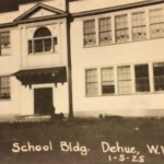 Dehue Grade School, 1-25-1925 courtesy of Frances Canellas King. Dehue, Logan County, WV
