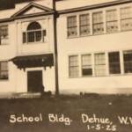 Dehue Grade School, 1-25-1925 courtesy of Frances Canellas King. Dehue, Logan County, WV