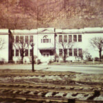 Dehue Grade School photo taken by Ray Albright and loaned to S.J. Arthur to copy and share. Dehue Grade School, Dehue, Logan Country, WV