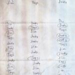 Jim & Judy worksheet from Bob Piros. Jim & Judy worksheet from Bob Piros.