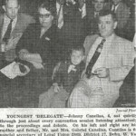 1957 or 1958 newspaper clipping courtesy of Frances Canellas King, my mom, dad and little brother, John of Dehue, WV. Frances writes: I will always remember how our dad so passionately served the UMW. When I saw this picture and related comment under picture I will always remember how super proud I was of him.....a very fine man, super father and extremely proud to be an American....as he was an immigrant from Spain. Mr. and Mrs. Gabriel Canellas and son, Johnny, Dehue, WV.