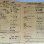 1st Grade Report Card of Bob Piros (1952-53), Cherry Tree Grade School Piros 1st Grade Report Card, Cherry Tree Grade School