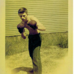 Ronnie McCormick 1949 behind the CT Grade School. "What happens behind the school stays behind the school" - Ronnie McCormick Ronnie McCormick 1949 16 yer