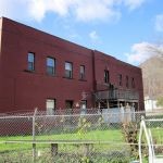 The back of the old Mt. Gay Grade School taken Nov. 2011.  The front section has been replaced. Mt. Gay School 2011