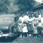 Photo taken at Neighbert, WV courtesy of Lillian Porter-Smith. Othel and Lena Crabtree Smith and family: Lowell, Wanda, Darries, Judy, Norma and Coney. The other little girls in front belonged to Odie Smith. Othel and Lena Crabtree Smith and family