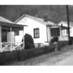"Three houses at Dehue clipped from a home movie." Courtesy of Lillian Porter-Smith. Dehue Houses