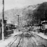 1909 photo showing Cherry Tree, WV and the Gay Mine