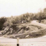 1920s Rt.60 near Hawks Nest Rock, WV. Image 7843. 1920s Rt. 60 near Hawks Nest Rock, WV