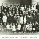 Student Body and Teachers at Kistler<br />1922 Man High School Yearbook. 1922-man-high-school-p68a