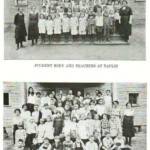 Student Body and Teachers at Taplin and Earling<br />1922 Man High School Yearbook. 1922-man-high-school-p74